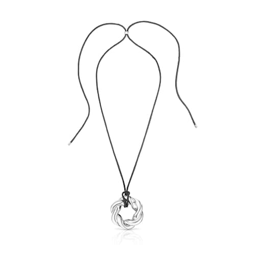Twisted Necklace with XL donut