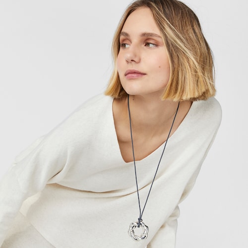 Twisted Necklace with XL donut