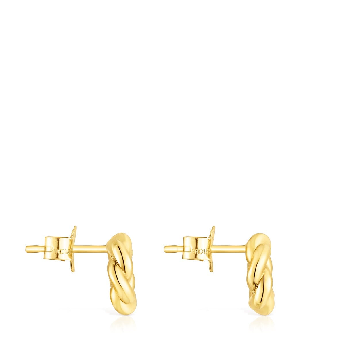 Pendientes de oro Twisted