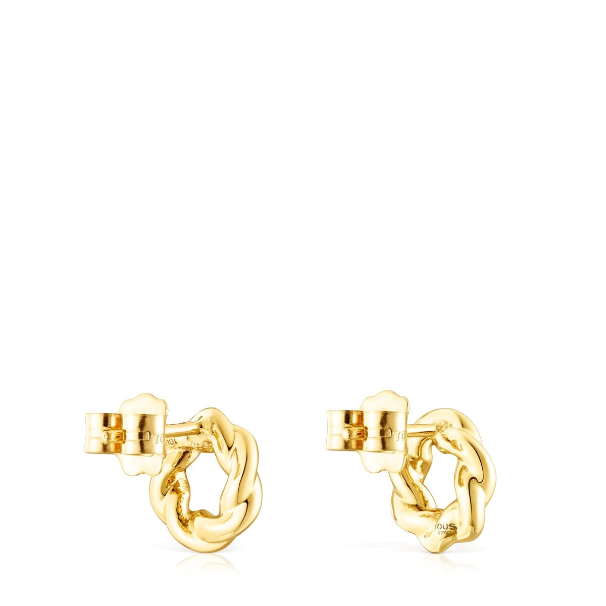 Pendientes de oro Twisted
