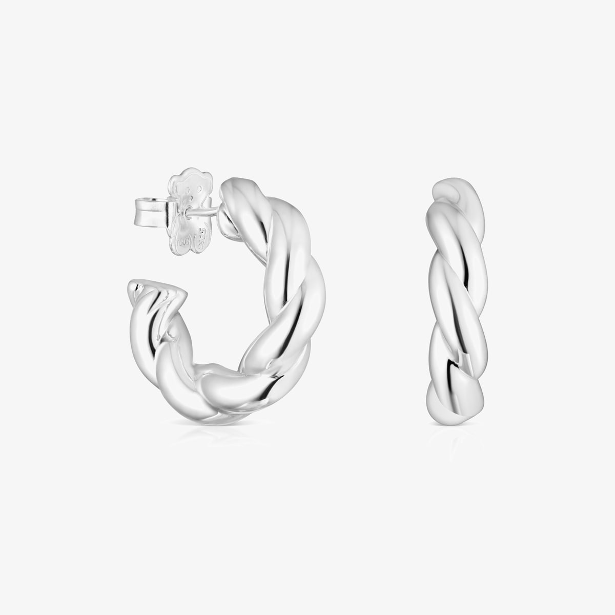 Tous - Pendientes De Plata Twisted - Plateado