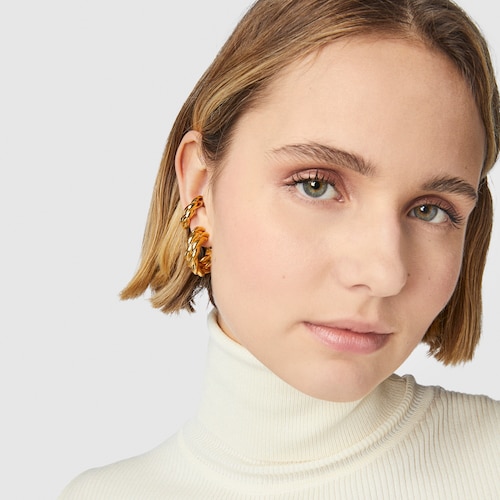 XL silver vermeil Twisted Earcuff