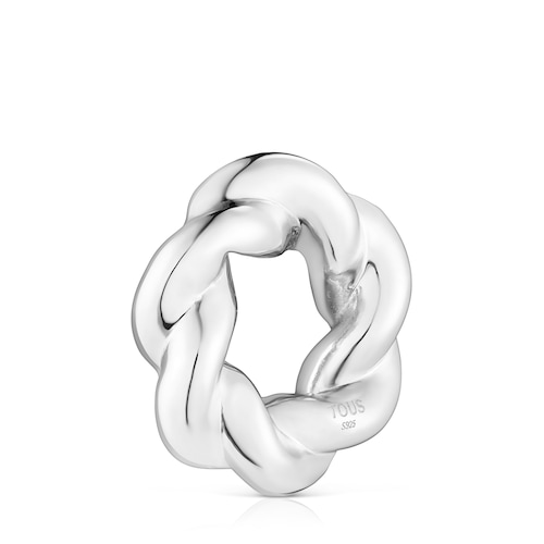 L Twisted donut Pendant