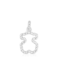 Colgante con silueta oso Twisted