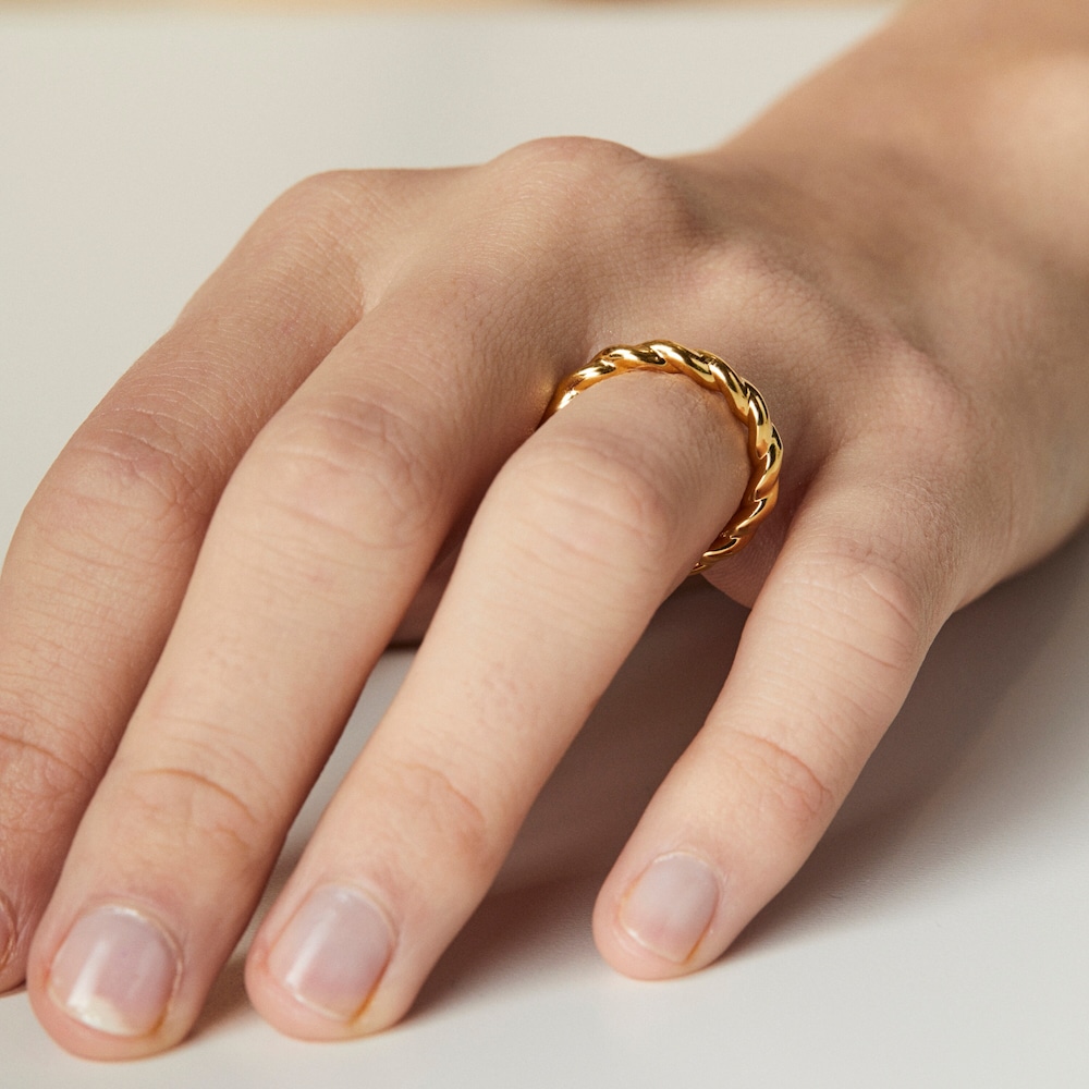 Anillo de oro Twisted Anillo de oro Twisted
