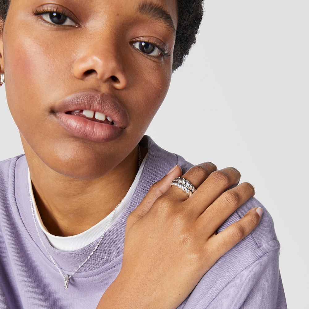 Anillo trenzado Twisted