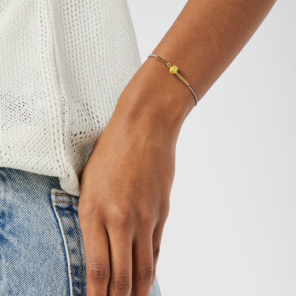 Cord TOUS Vibrant Colors Bracelet with chalcedony and enamel