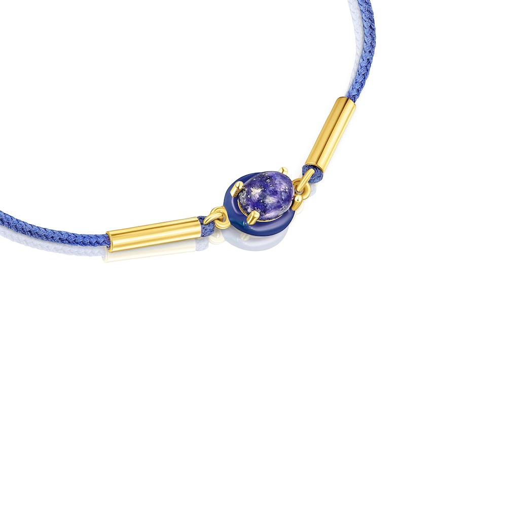 Cord TOUS Vibrant Colors Bracelet with lapis lazuli and enamel