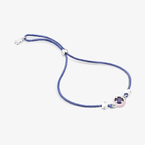 Blue cord TOUS Vibrant Colors Bracelet with sodalite and enamel