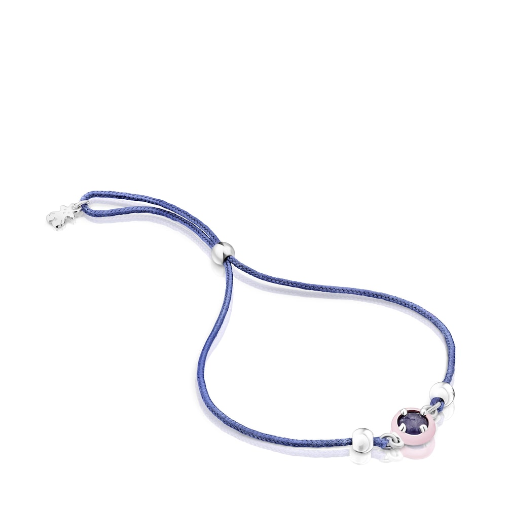 Blue cord TOUS Vibrant Colors Bracelet with sodalite and enamel