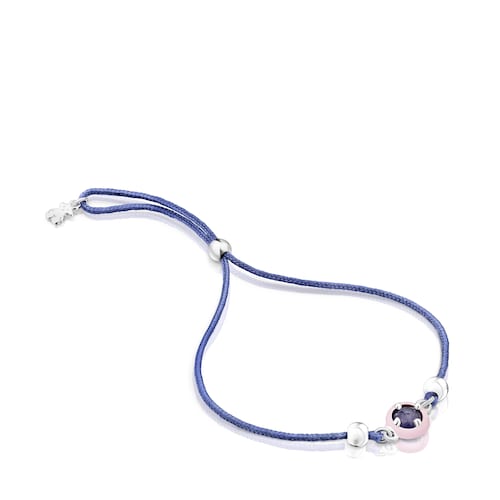Blue cord TOUS Vibrant Colors Bracelet with sodalite and enamel