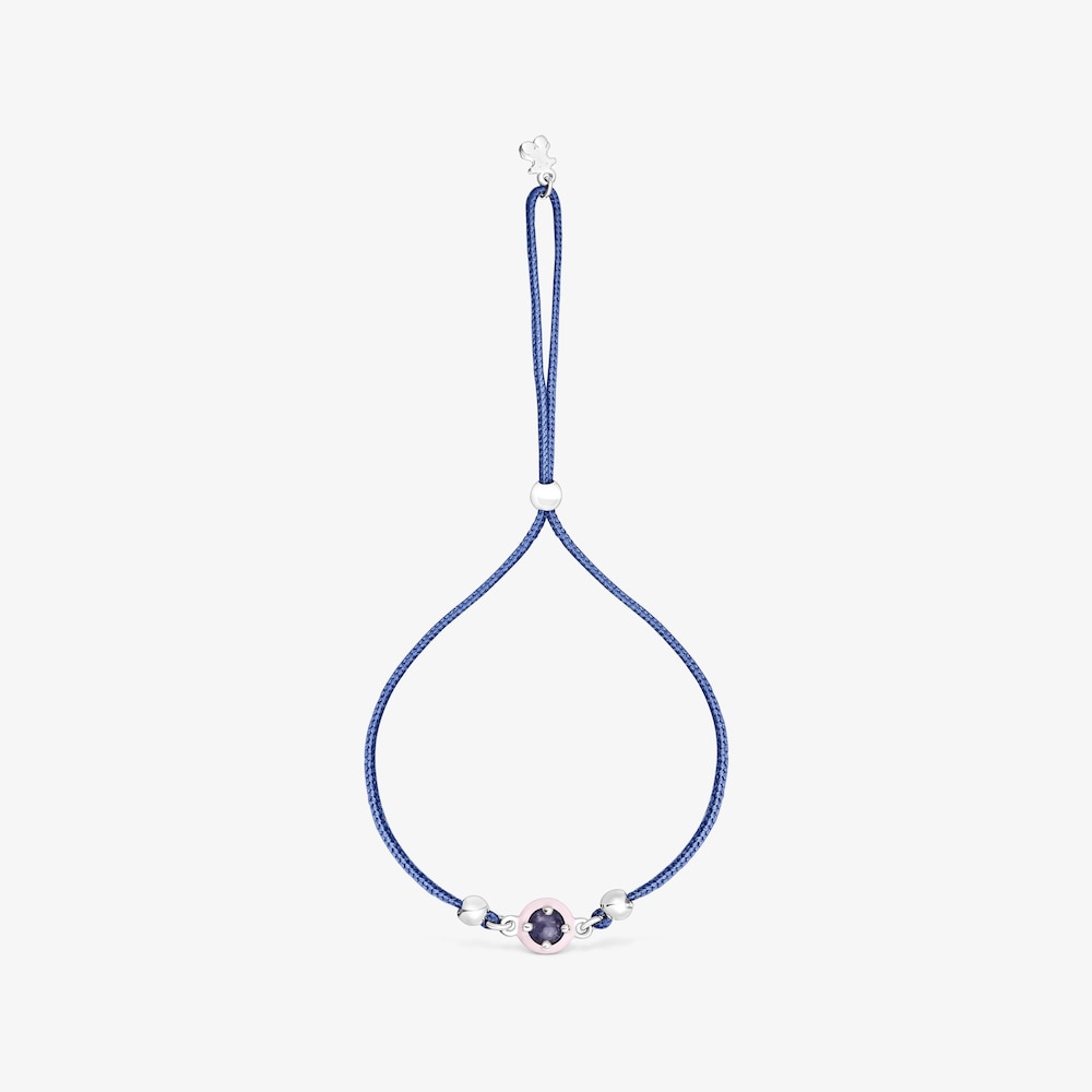 Blue cord TOUS Vibrant Colors Bracelet with sodalite and enamel