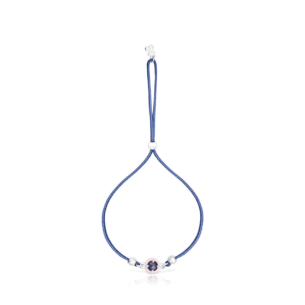 Blue cord TOUS Vibrant Colors Bracelet with sodalite and enamel