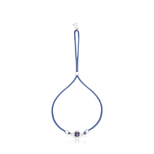 Blue cord TOUS Vibrant Colors Bracelet with sodalite and enamel