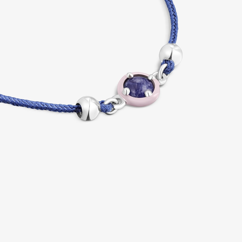 Blue cord TOUS Vibrant Colors Bracelet with sodalite and enamel