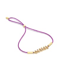 Pulsera Mama TOUS Crossword Mama de nylon con gemas