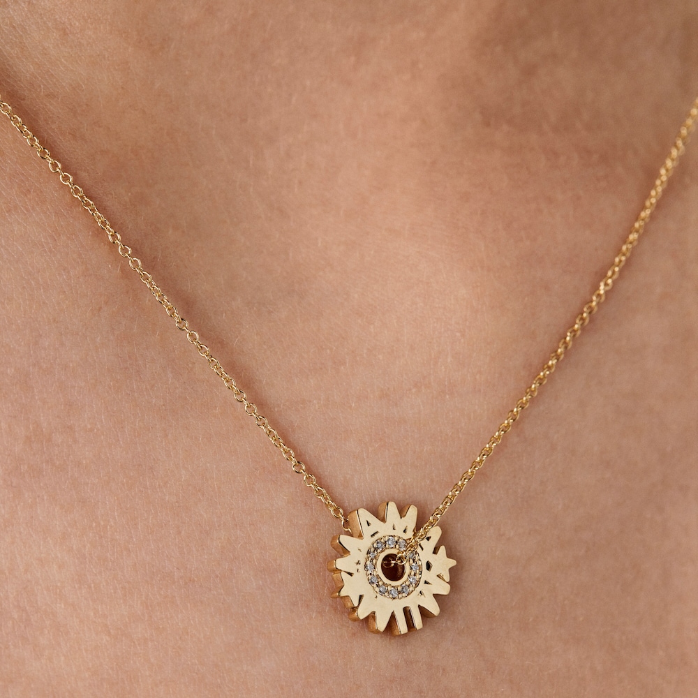 Collar TOUS Crossword Mama de oro y diamantes