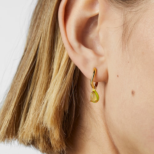 Pendiente con calcedonia y esmalte de color TOUS Vibrant Colors