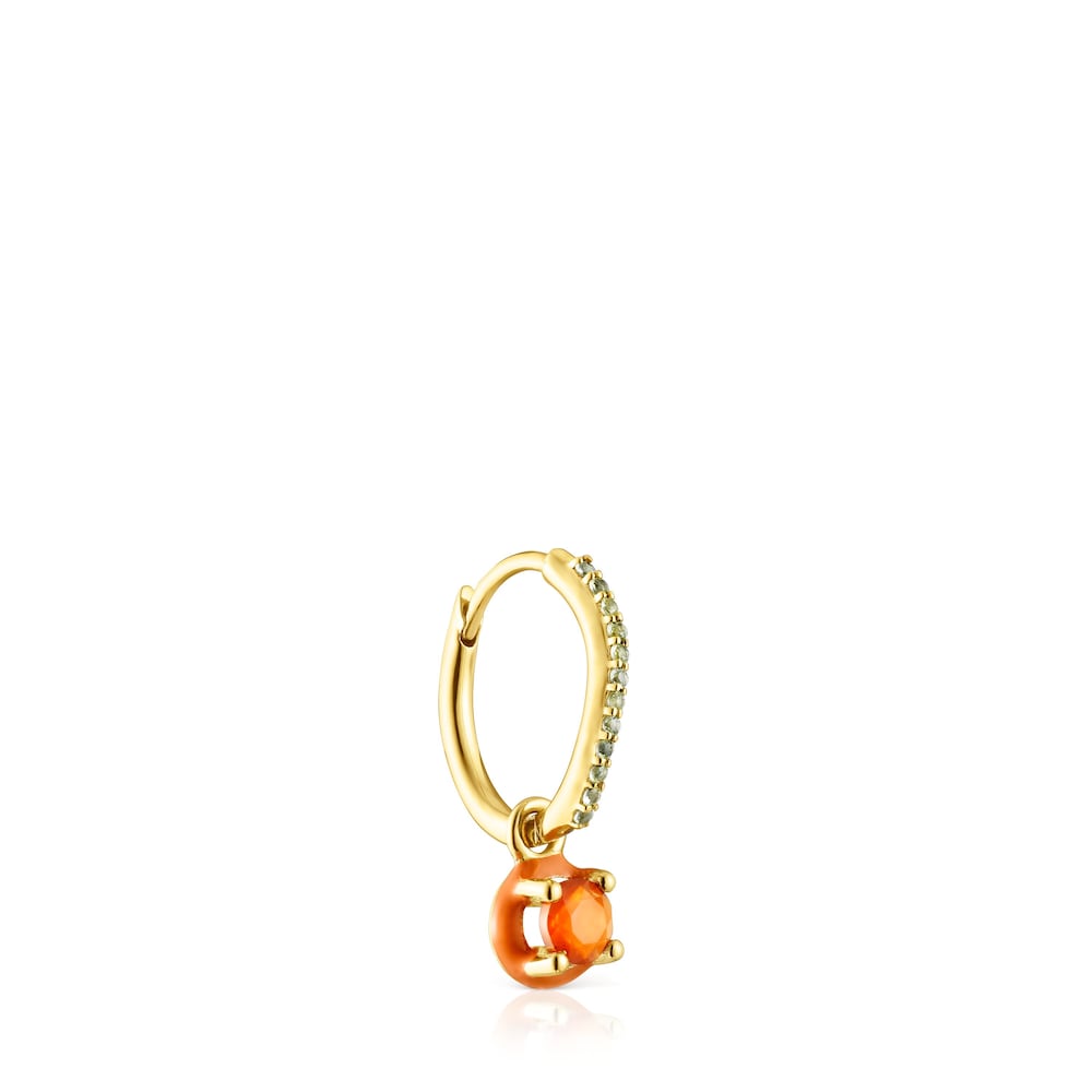 TOUS Vibrant Colors Earring with carnelian and colored enamel