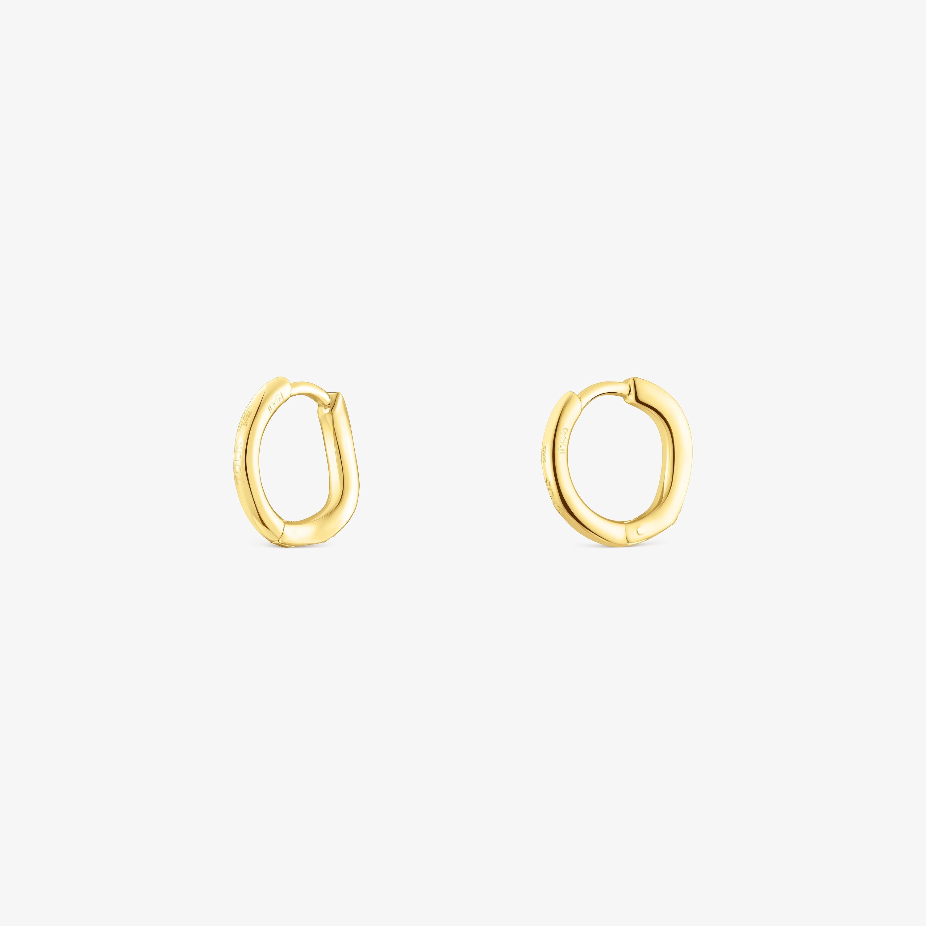 Silver vermeil TOUS Vibrant Colors Hoop earrings with gemstones