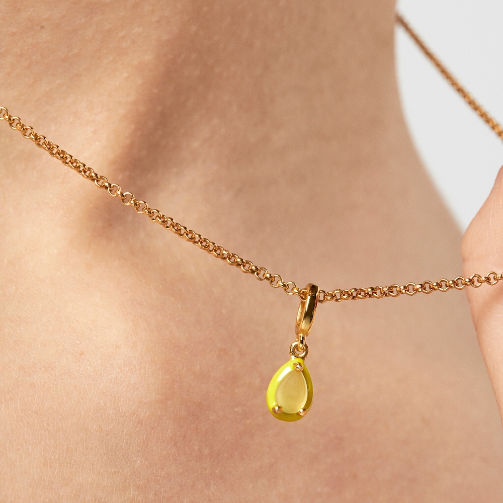 TOUS Vibrant Colors Pendant with chalcedony and colored enamel