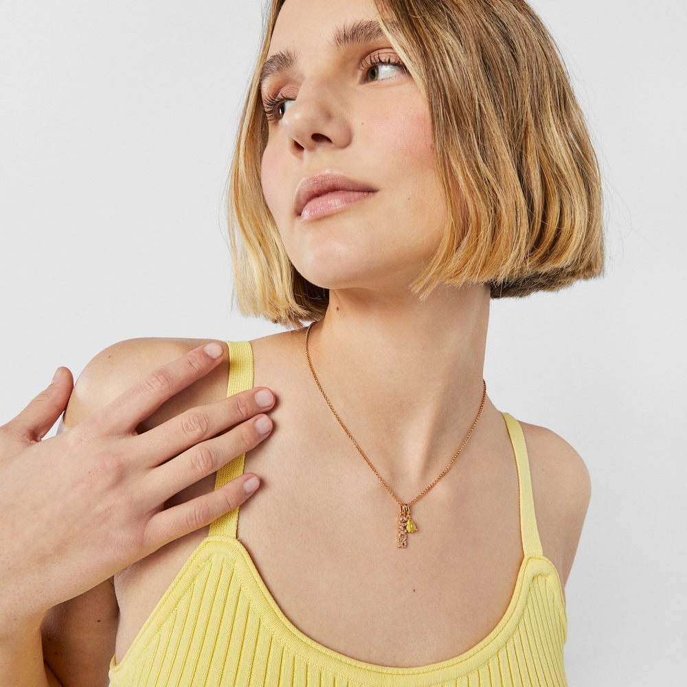 TOUS Vibrant Colors Pendant with chalcedony and colored enamel