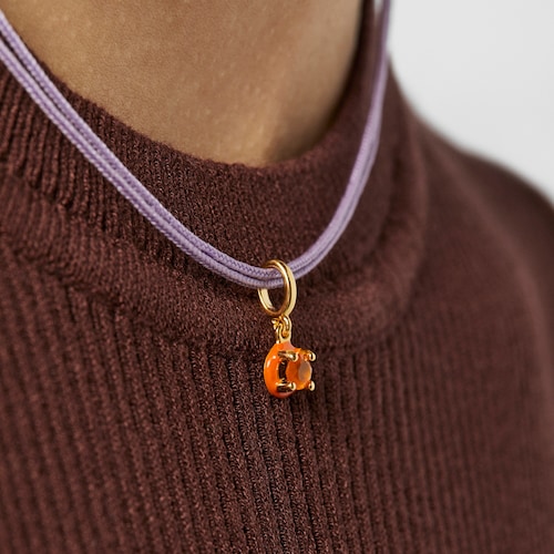 Colgante con cornalina y esmalte de color TOUS Vibrant Colors