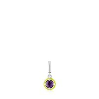 Colgante de plata, amatista y esmalte lima TOUS Vibrant Colors