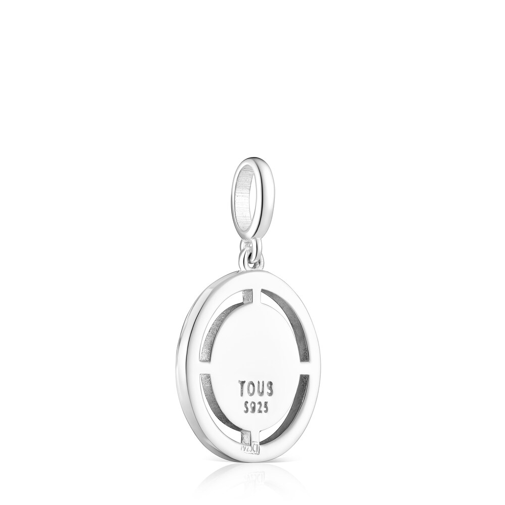 Dije Mama de plata y esmalte azul TOUS Crossword Mama