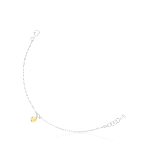 Pulsera bicolor con colgante TOUS Joy Bits image number 0