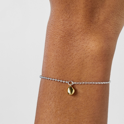 Pulseira bicolor com pingente TOUS Joy Bits