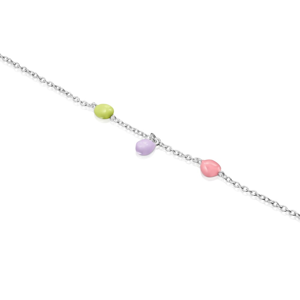 Silver and colored enamel TOUS Joy Bits bracelet