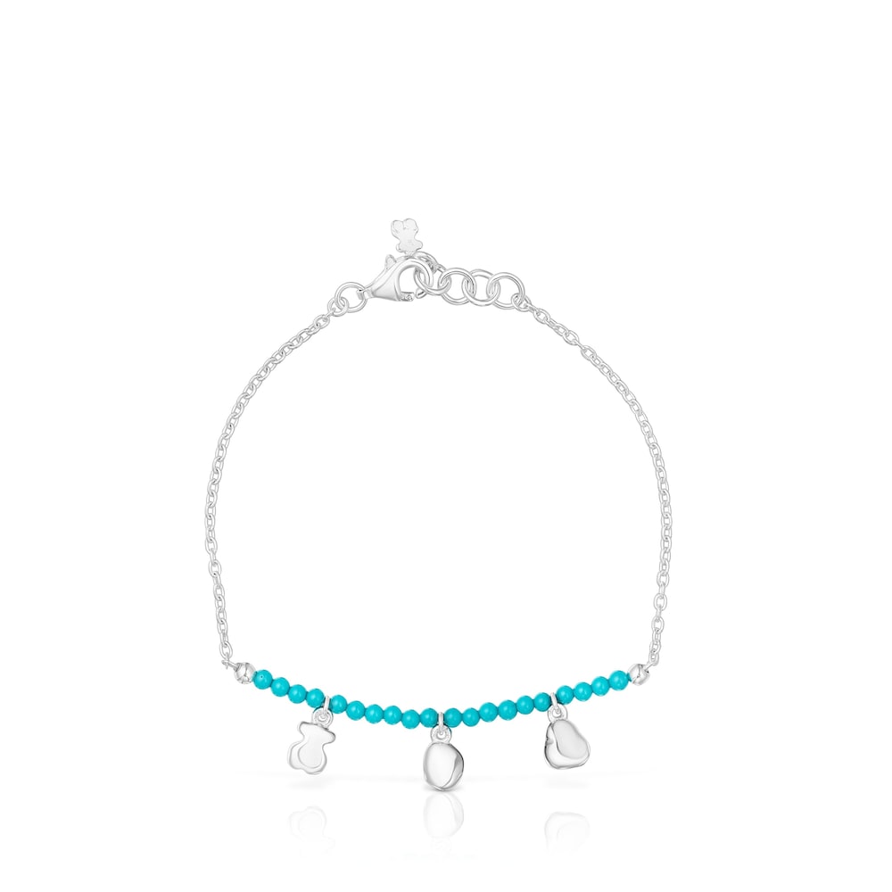Pulsera de plata y calcita te&ntilde;ida TOUS Joy Bits