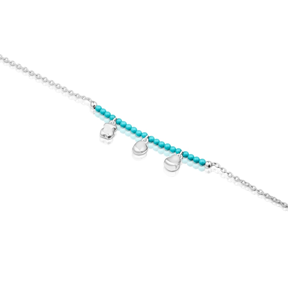 Pulsera de plata y calcita te&ntilde;ida TOUS Joy Bits