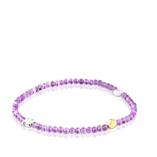 Silver vermeil and amethyst TOUS Joy Bits bracelet image number 0
