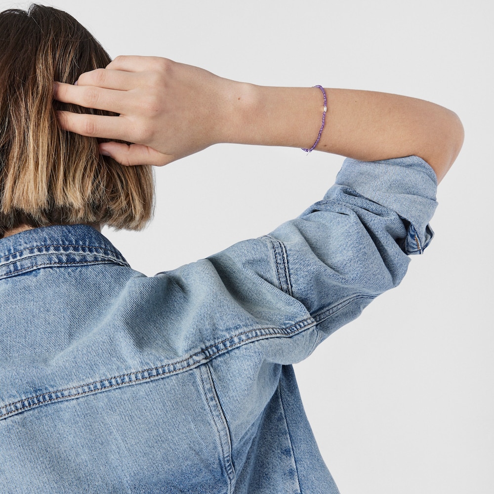 Pulseira em prata vermeil e ametista TOUS Joy Bits