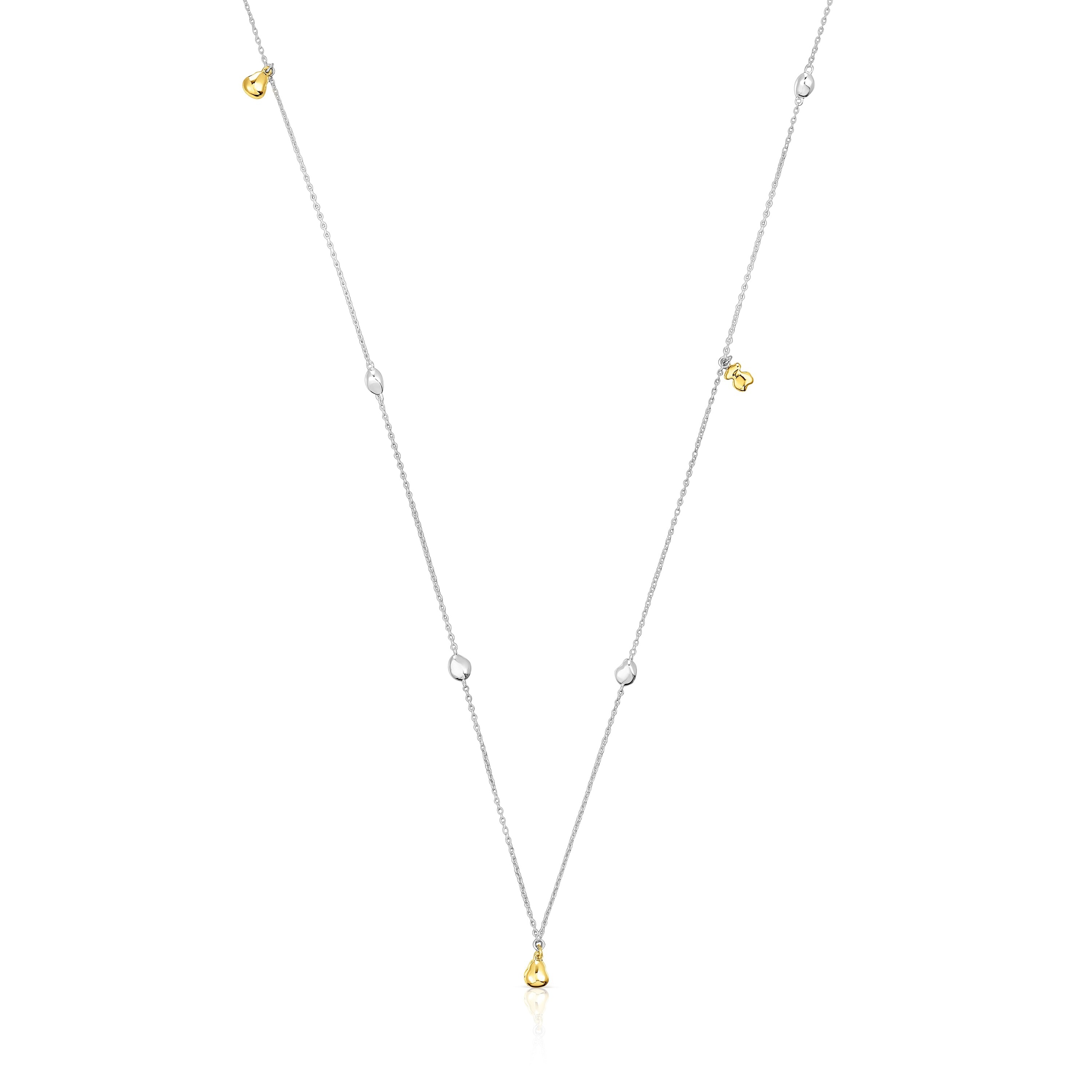 Two-tone TOUS Joy Bits necklace with combined motifs