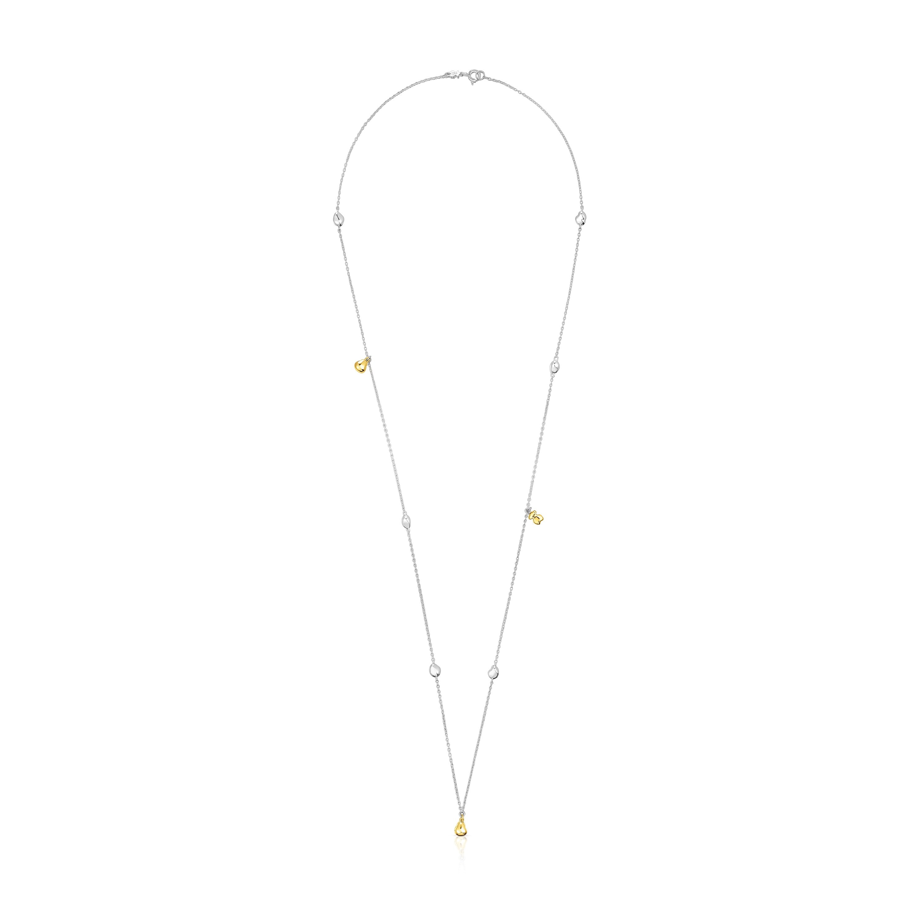 Two-tone TOUS Joy Bits necklace with combined motifs