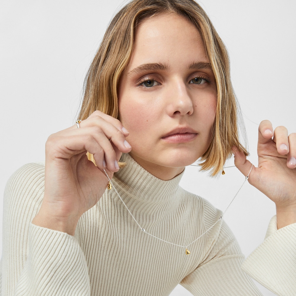 Collar bicolor con motivos combinados TOUS Joy Bits