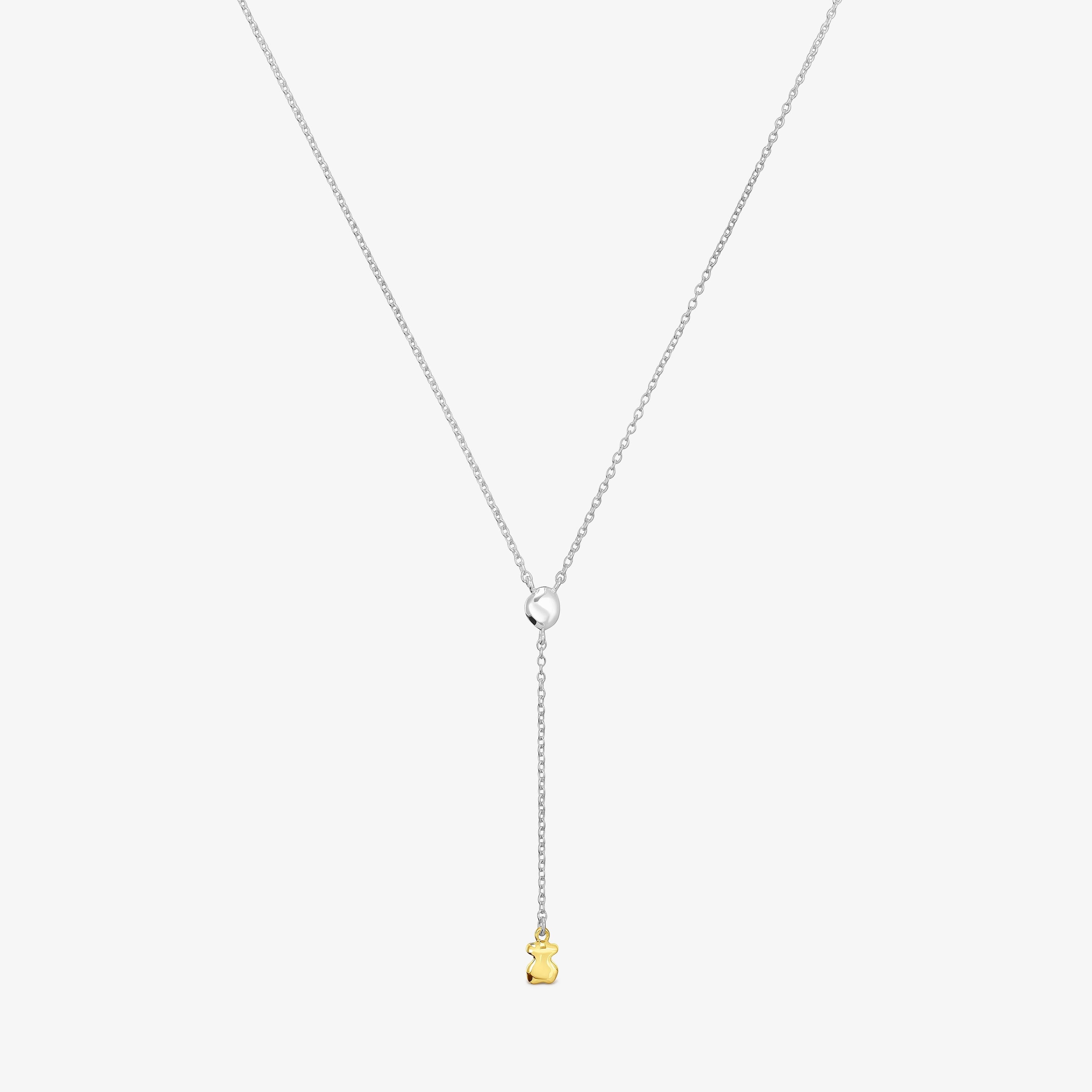 Two-tone TOUS Joy Bits necklace with bear