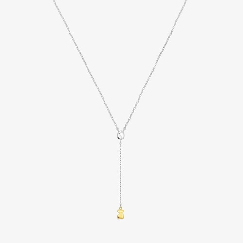 Zweifarbige Halskette TOUS Joy Bits mit B&auml;r