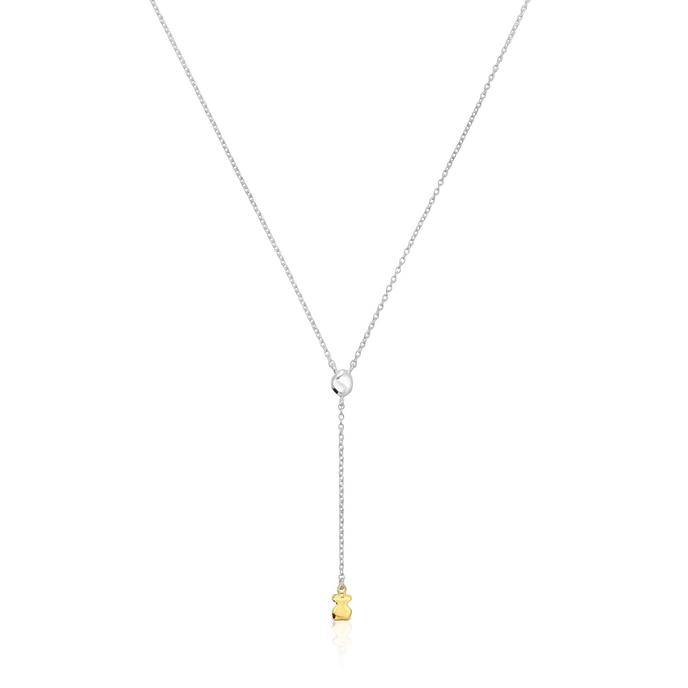 Two-tone TOUS Joy Bits necklace with bear