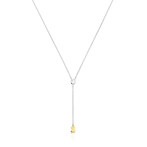 Two-tone TOUS Joy Bits necklace with bear