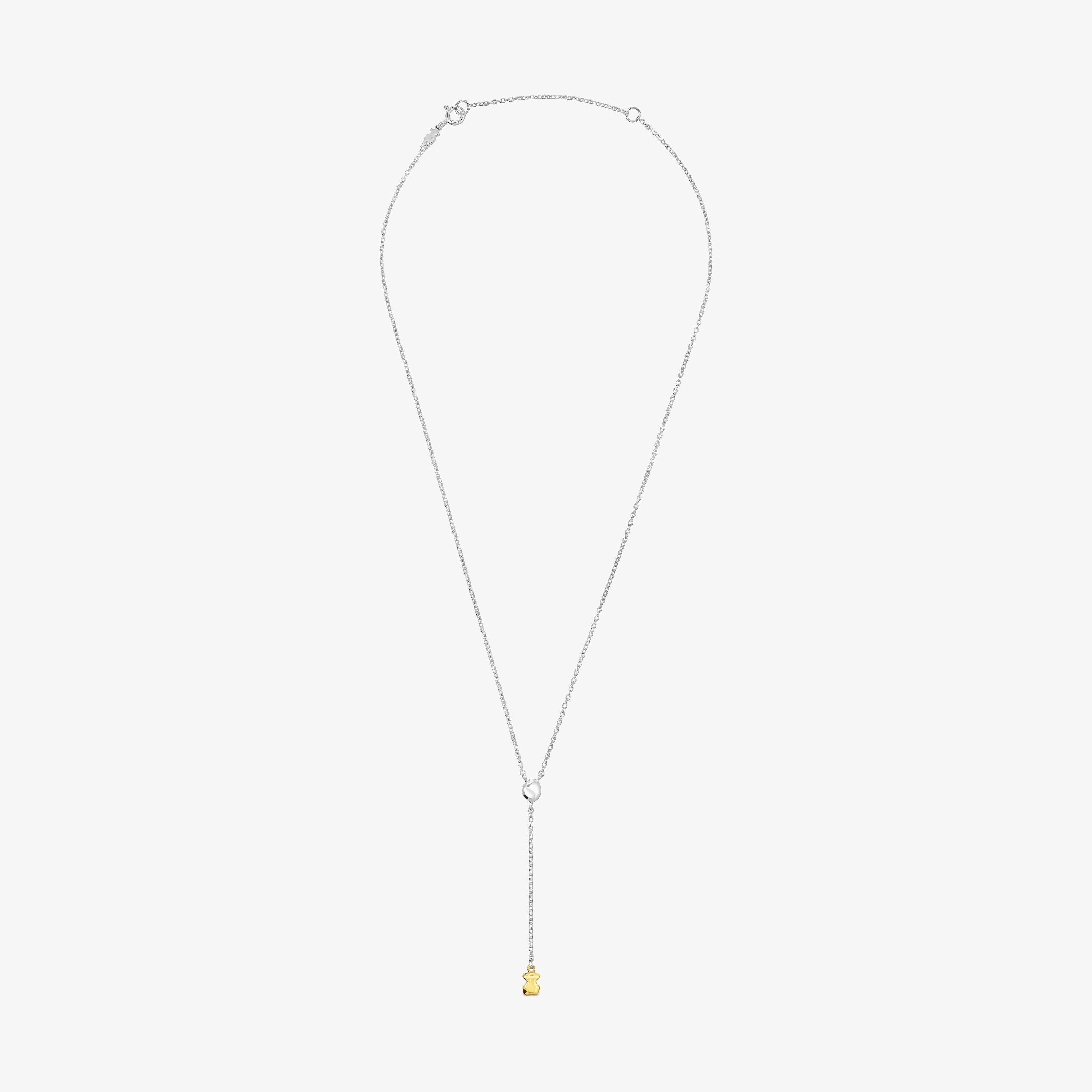 Two-tone TOUS Joy Bits necklace with bear