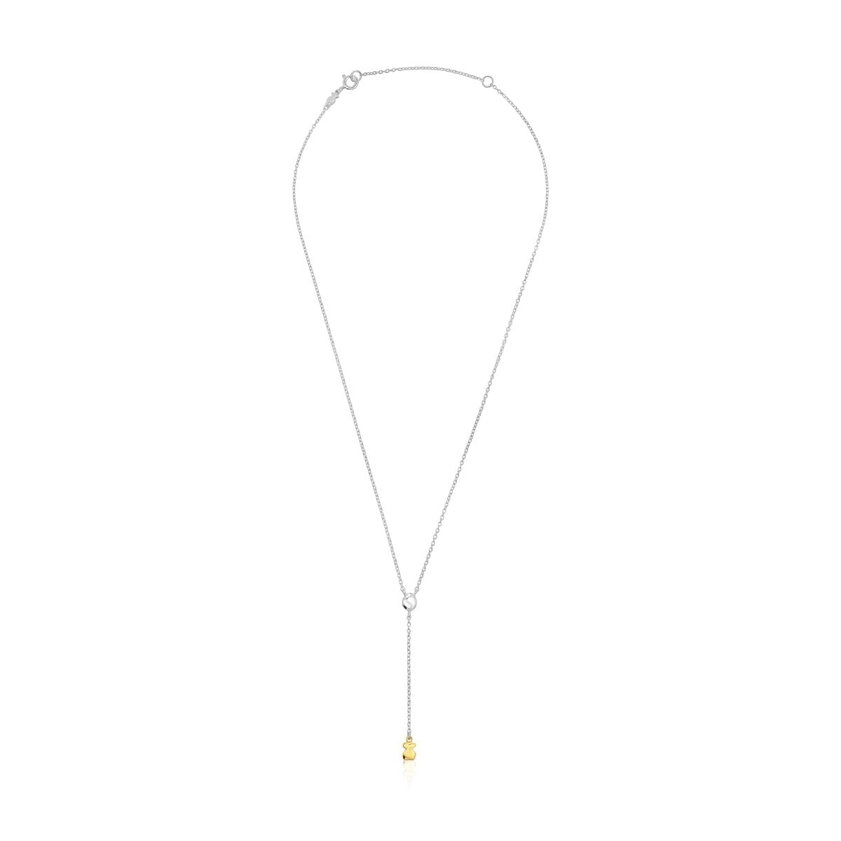 Two-tone TOUS Joy Bits necklace with bear