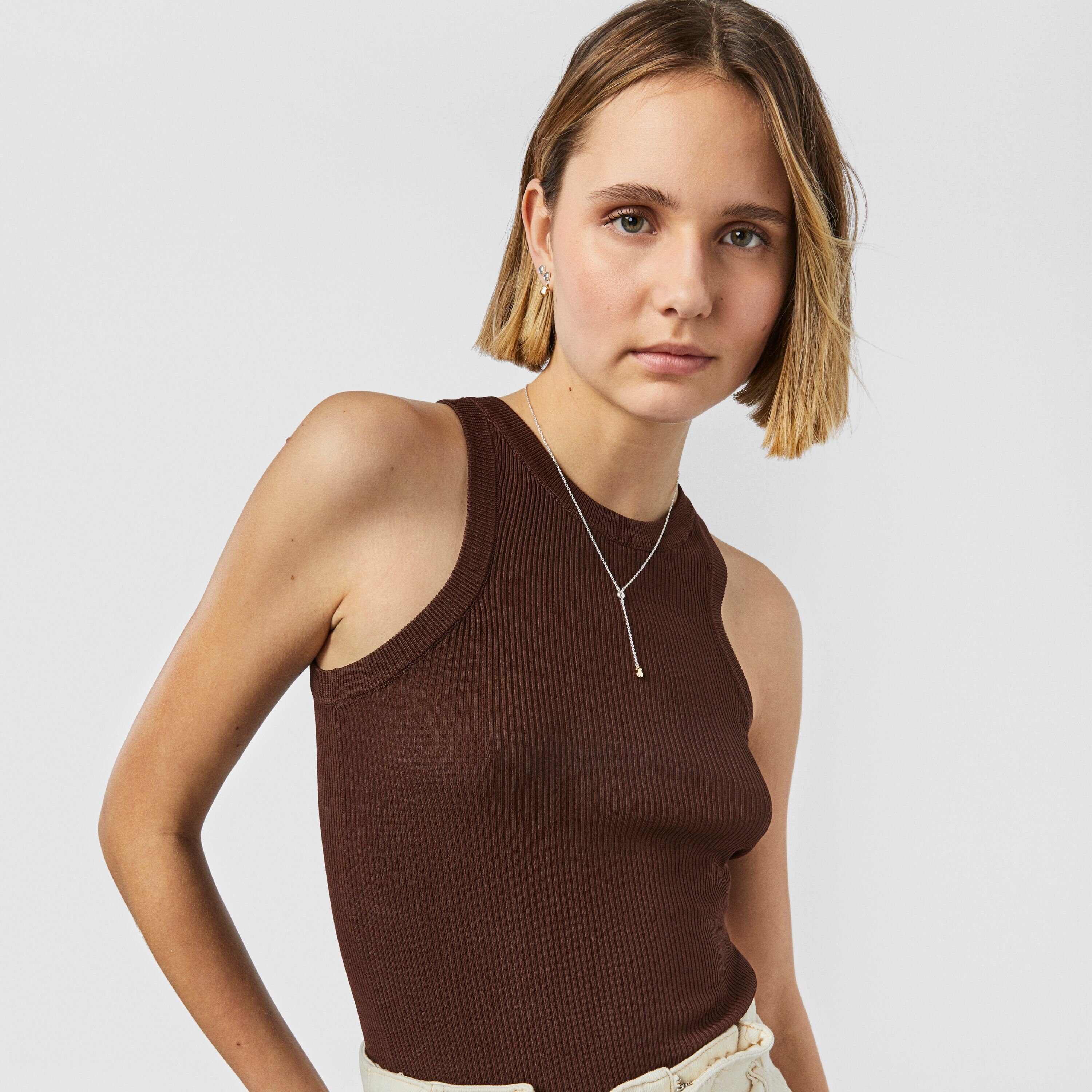 Two-tone TOUS Joy Bits necklace with bear