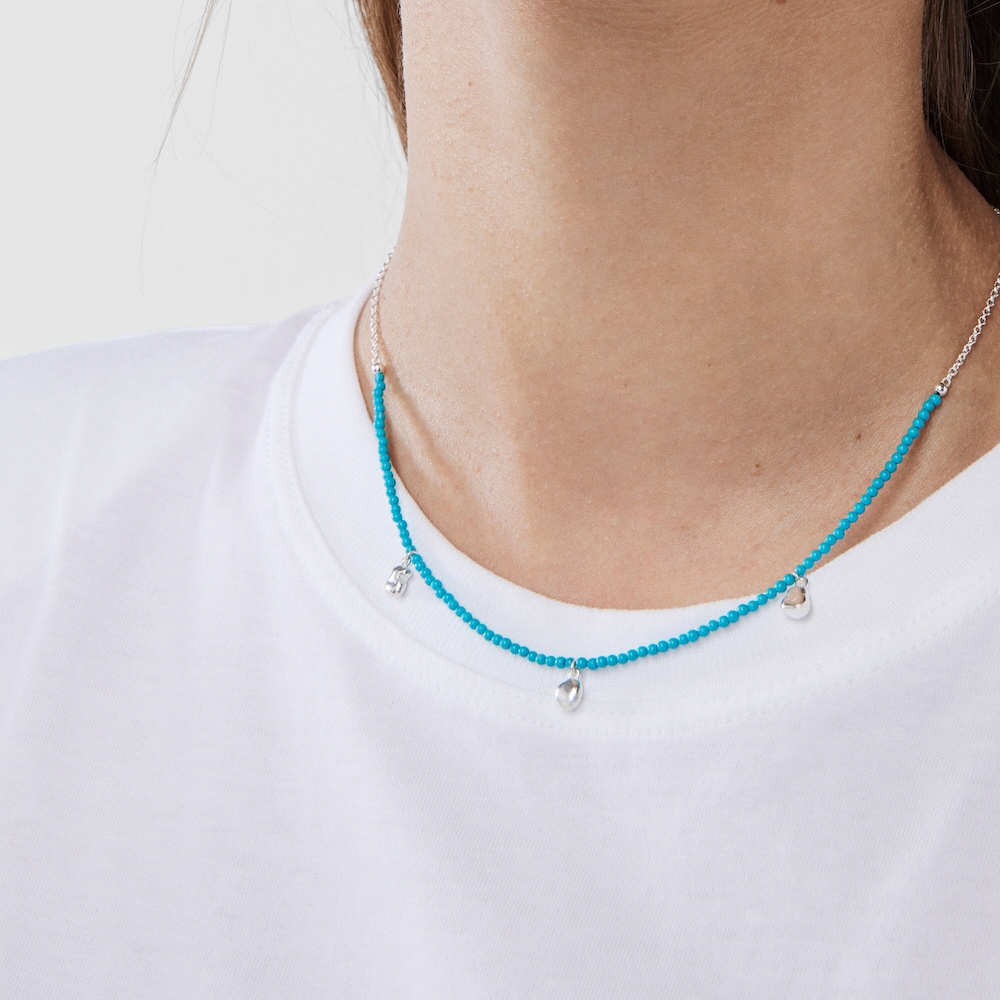 Collar de plata y calcita te&ntilde;ida TOUS Joy Bits