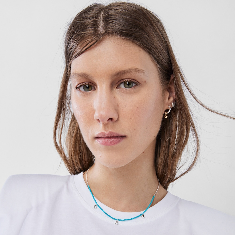 Collar de plata y calcita te&ntilde;ida TOUS Joy Bits