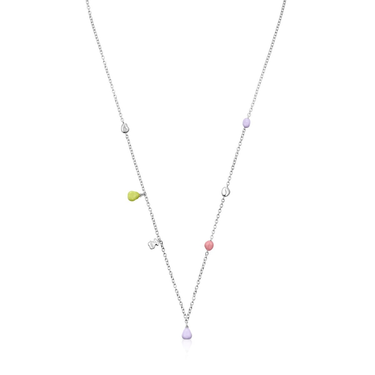 Tous - Collar De Plata Con Motivos De Esmalte Tous Joy Bits - Plateado