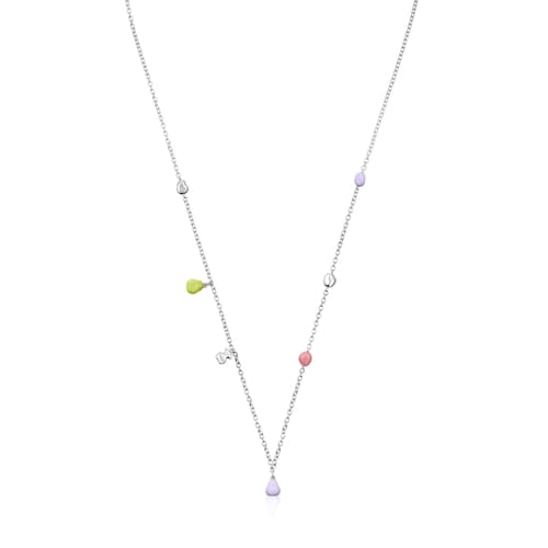 Collar de plata con motivos de esmalte TOUS Joy Bits